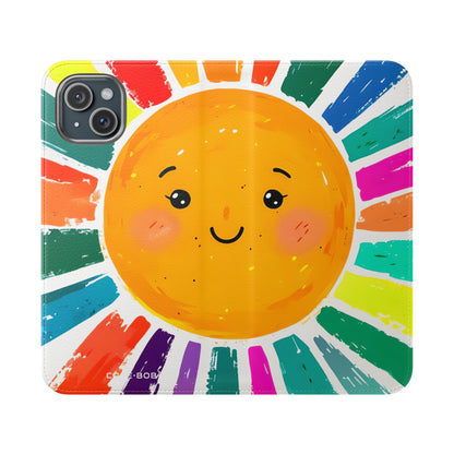 Sunny Spectrum - iPhone 15 Plus Case - Wallet