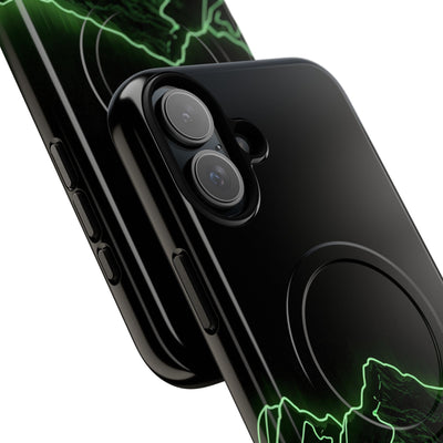 Nordic Mountain Contour · Tough 2.0 Magnetic Phone Case for iPhone · Black