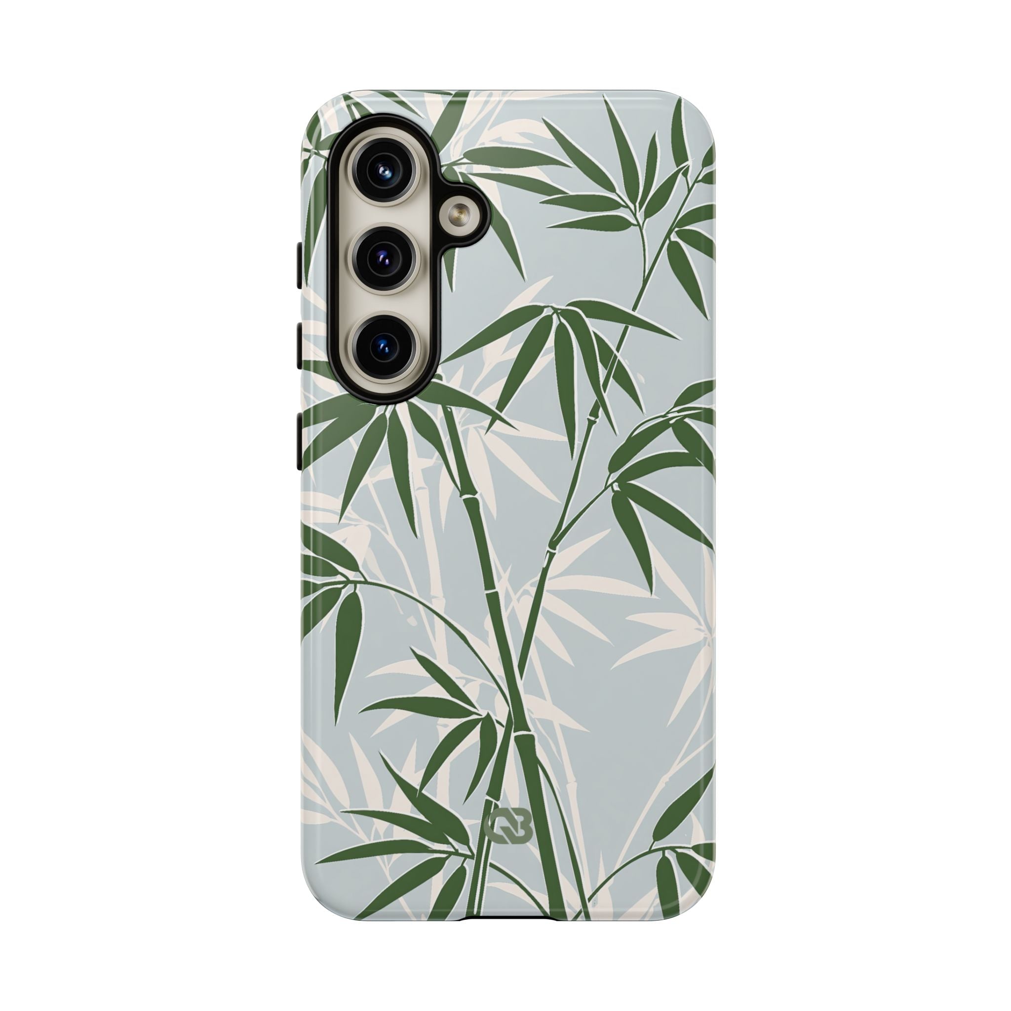 Green Tough Phone Case for Samsung - Kyoto Bamboo Canopy