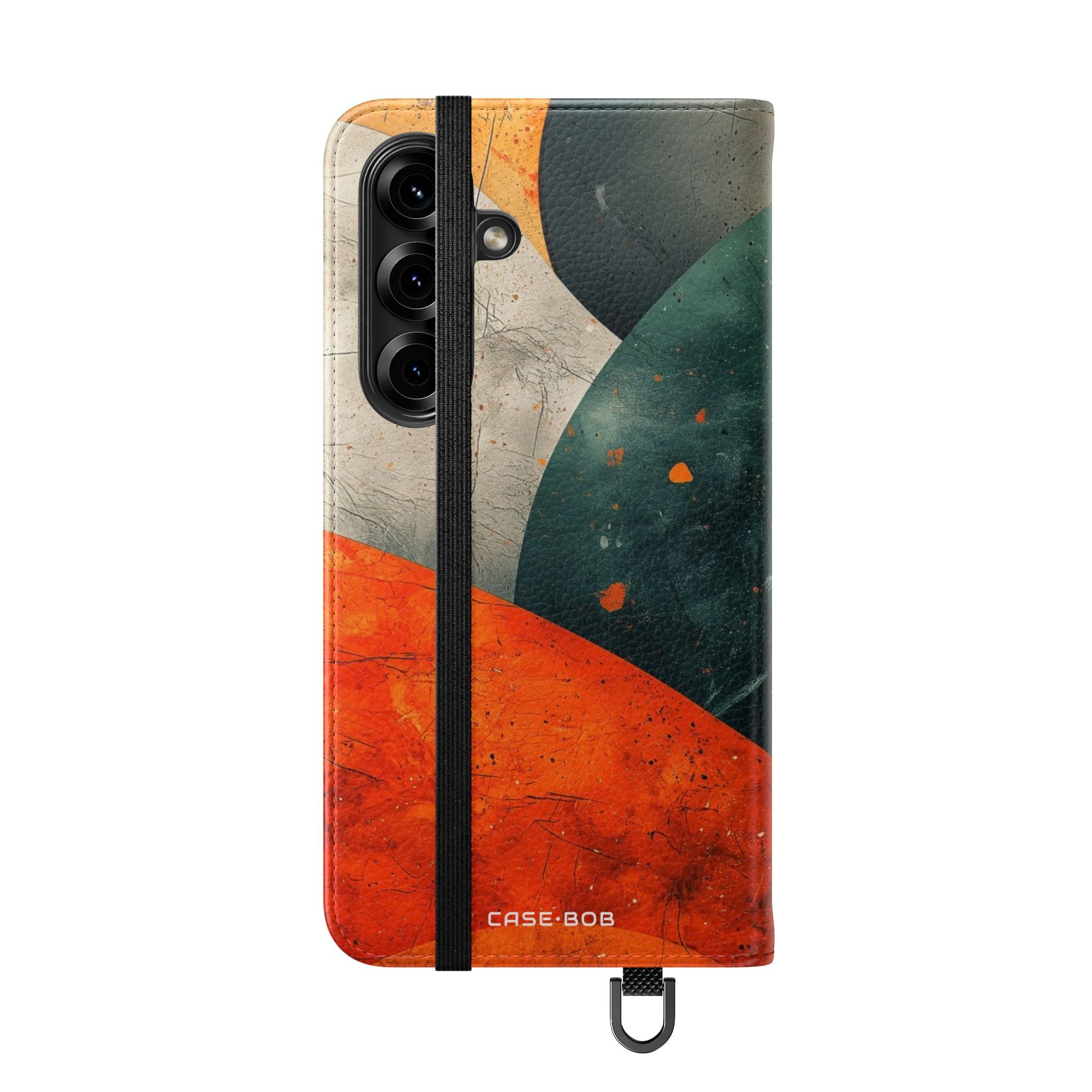 Slepend Ember Bands - Samsung S25 Case - Portemonnee