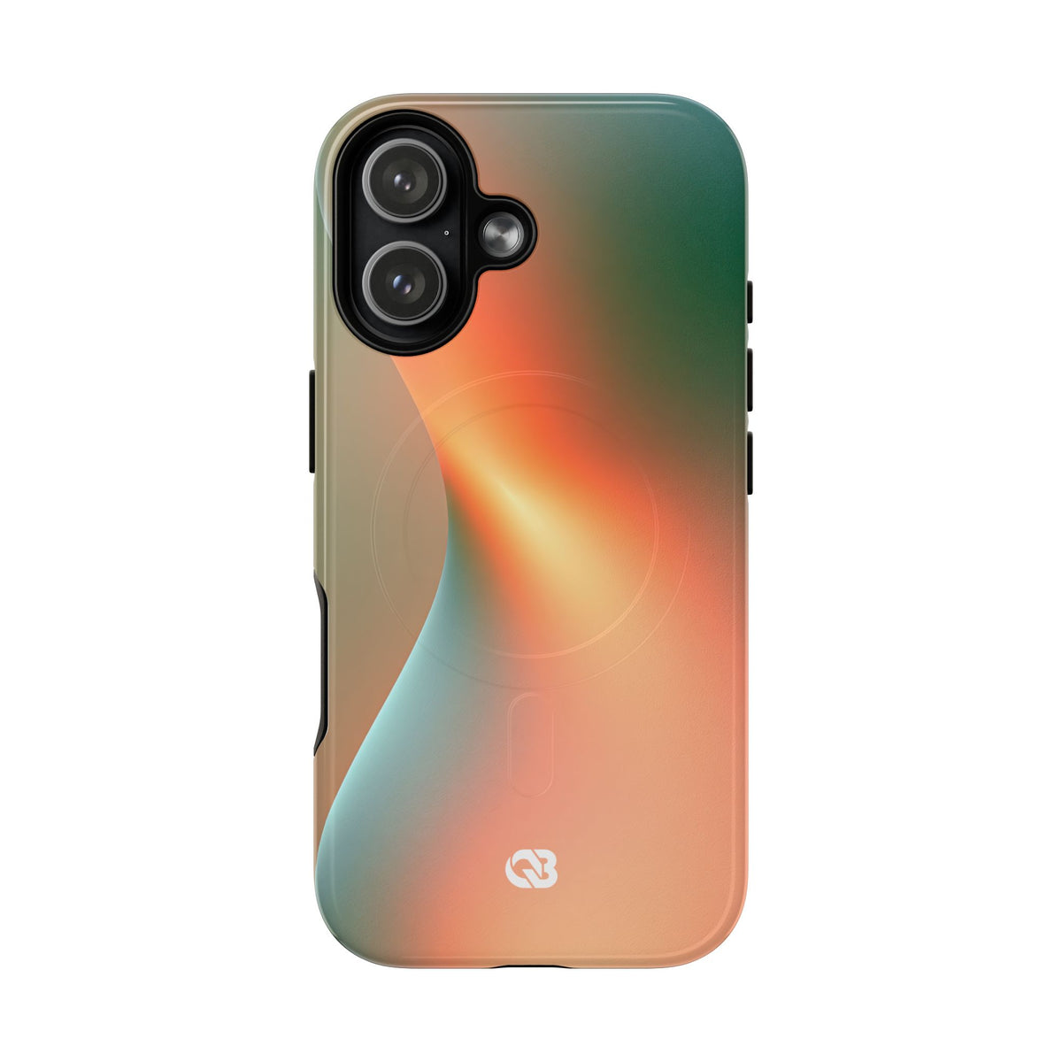 Radiant Contour · Tough 2.0 Magnetic Phone Case for iPhone · Orange