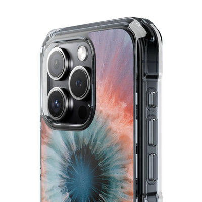 Radiant Aura Core · Clear Impact Magnetic Phone Case for iPhone · Orange