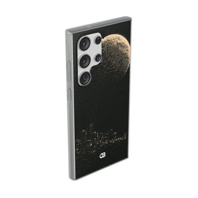 Lunar Metropolis Nocturne · Lite Phone Case for Samsung · Black