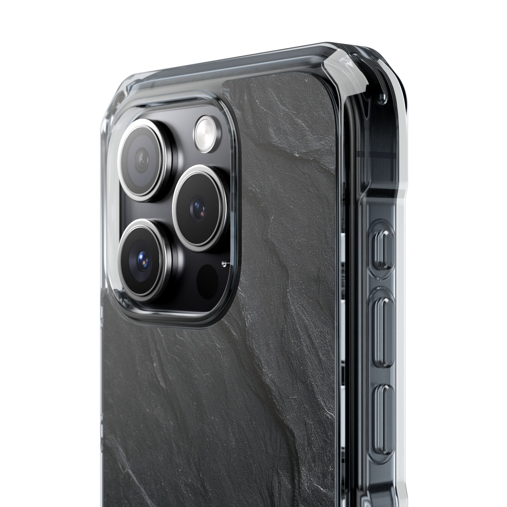 Black Impact MagSafe Phone Case for iPhone - Midnight Slate Ridge