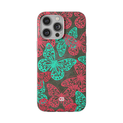 Electric Papillon · Lite Phone Case for iPhone ·  Pink