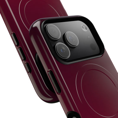 Bordeaux Spectrum · Tough 2.0 Magnetic Phone Case for iPhone · Red