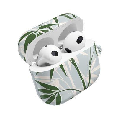 Serene Bamboo · Hard Case for AirPods & AirPods Pro · Green