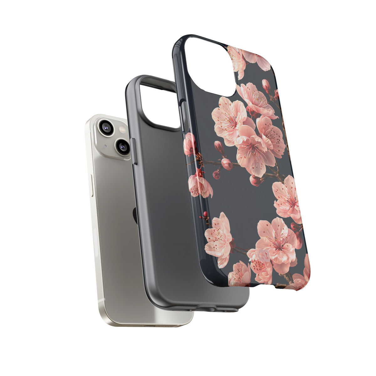 Midnight Sakura Bloom · Tough Phone Case for iPhone · Pink