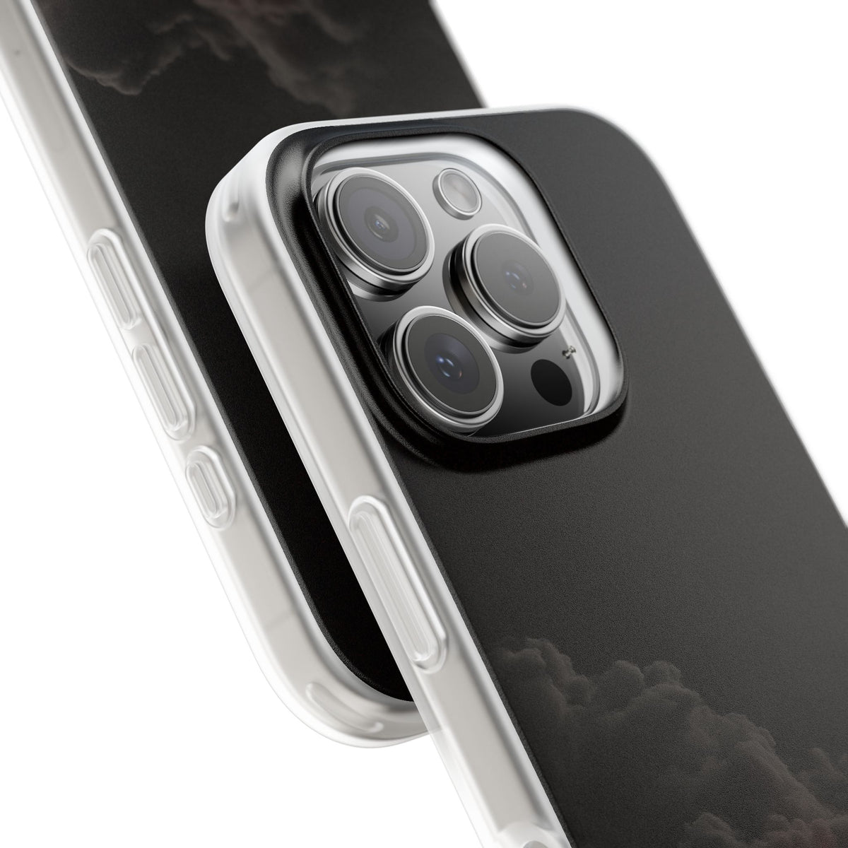 Crimson Fog Void · Lite Phone Case for iPhone ·  Black