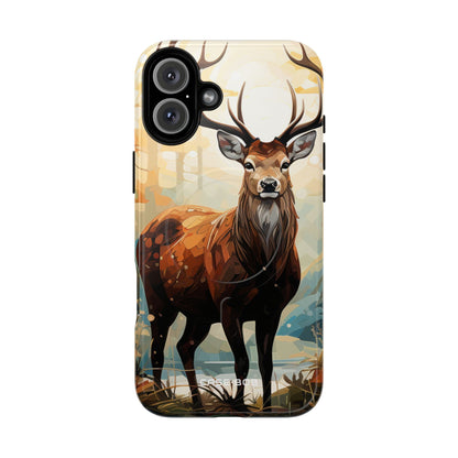 Glowing Stag iPhone 16 Plus Case - Tough+ - CASE•BOB
