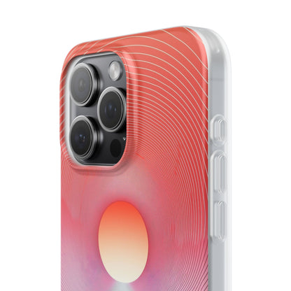 Orange Portal iPhone 15 Pro Max Skal - Mjuk