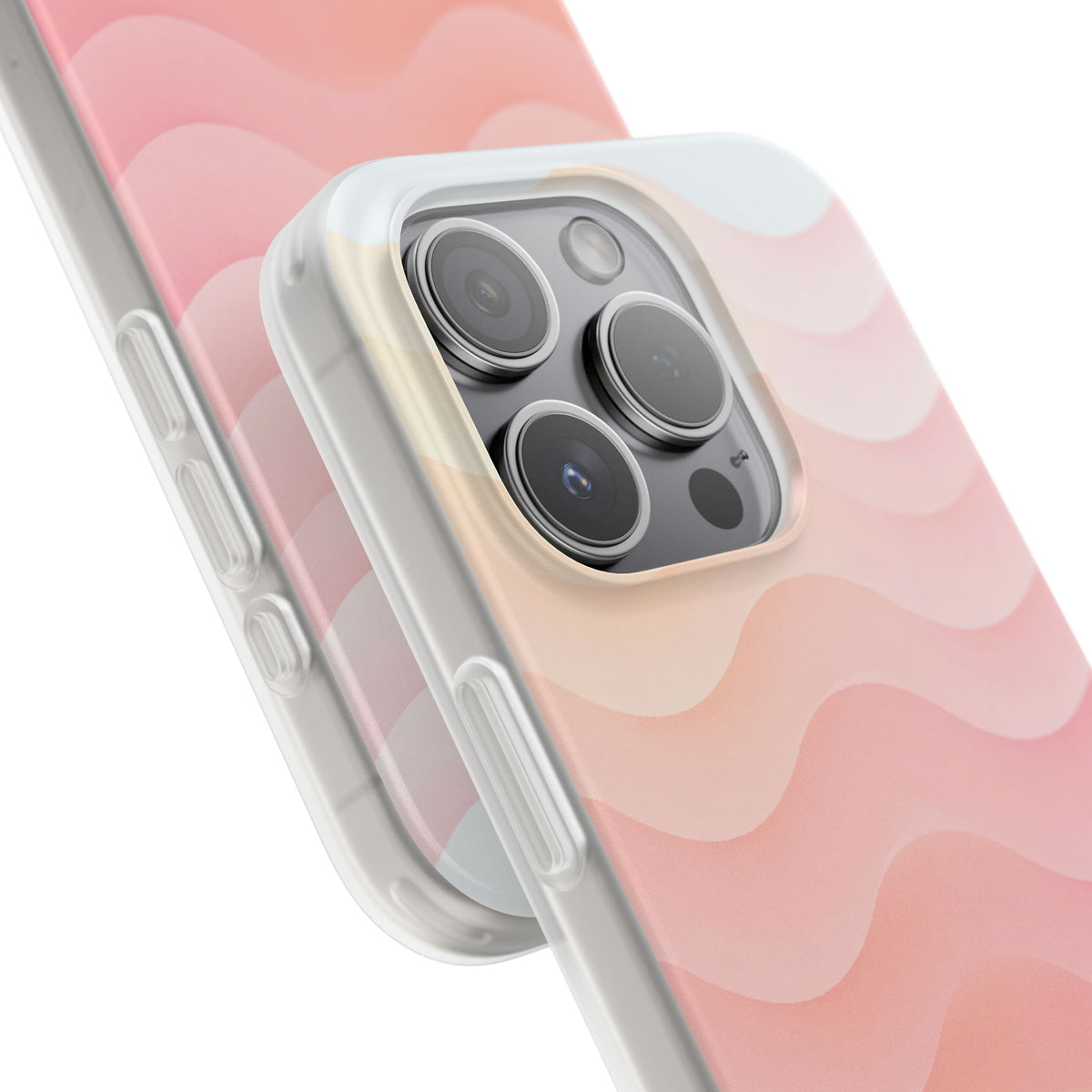 Blush Horizon Waves · Lite Phone Case for iPhone ·  Pink