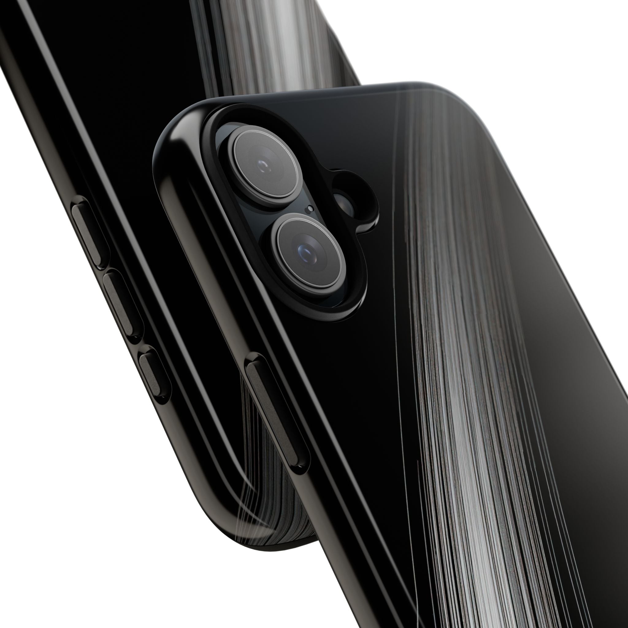 Black Tough Phone Case for iPhone - Linear Velocity Beam