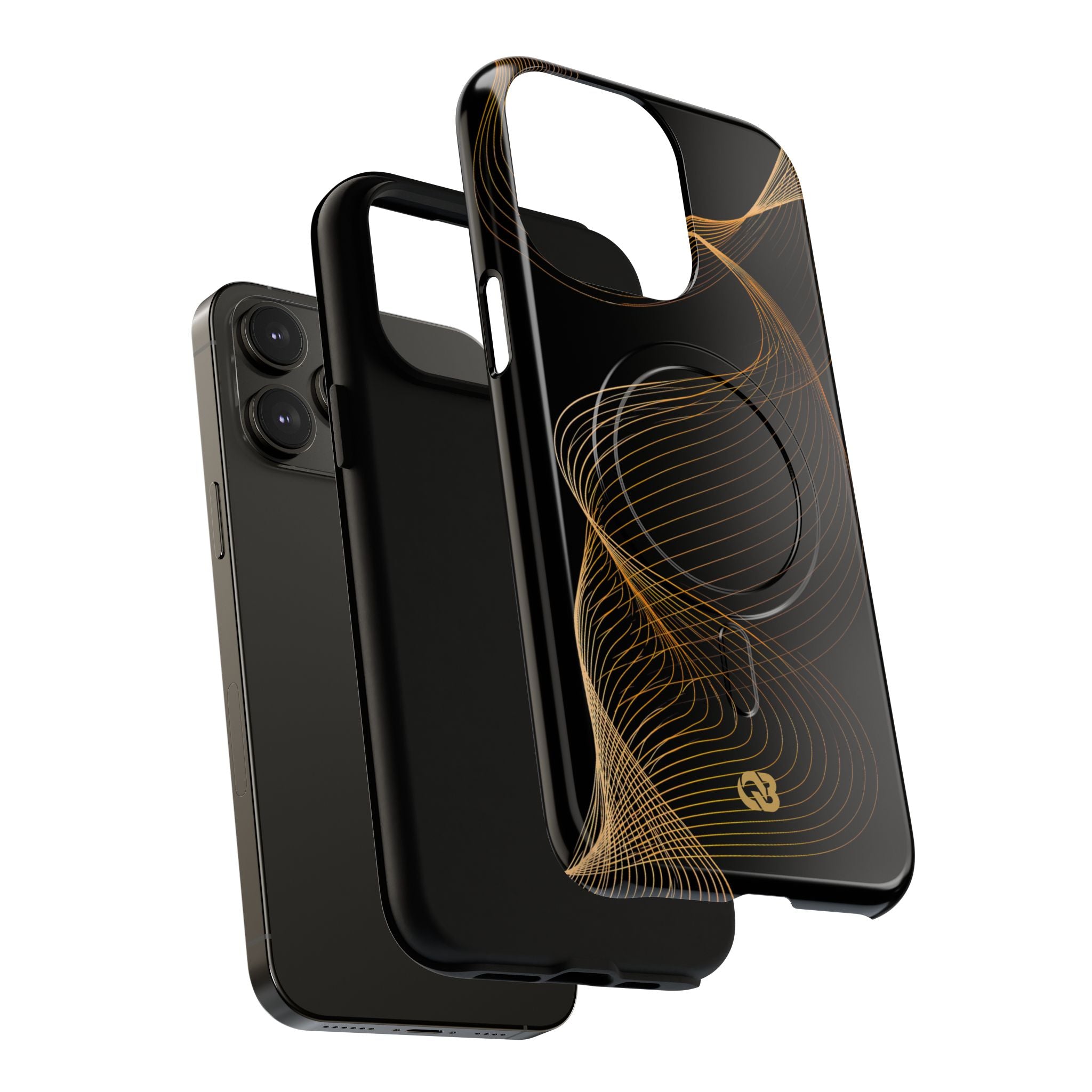Gold Tough 2.0 Magsafe Phone Case for iPhone - Burnished Bronze Helix
