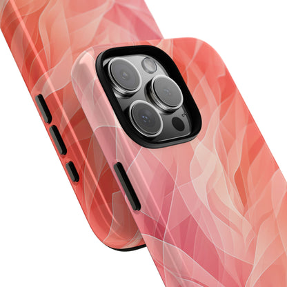 Peach Wave Drift iPhone 16 Pro Max Case - Tough