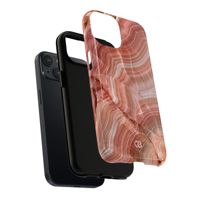 Blushing Rose Strata · Tough 2.0 Magnetic Phone Case for iPhone · Pink