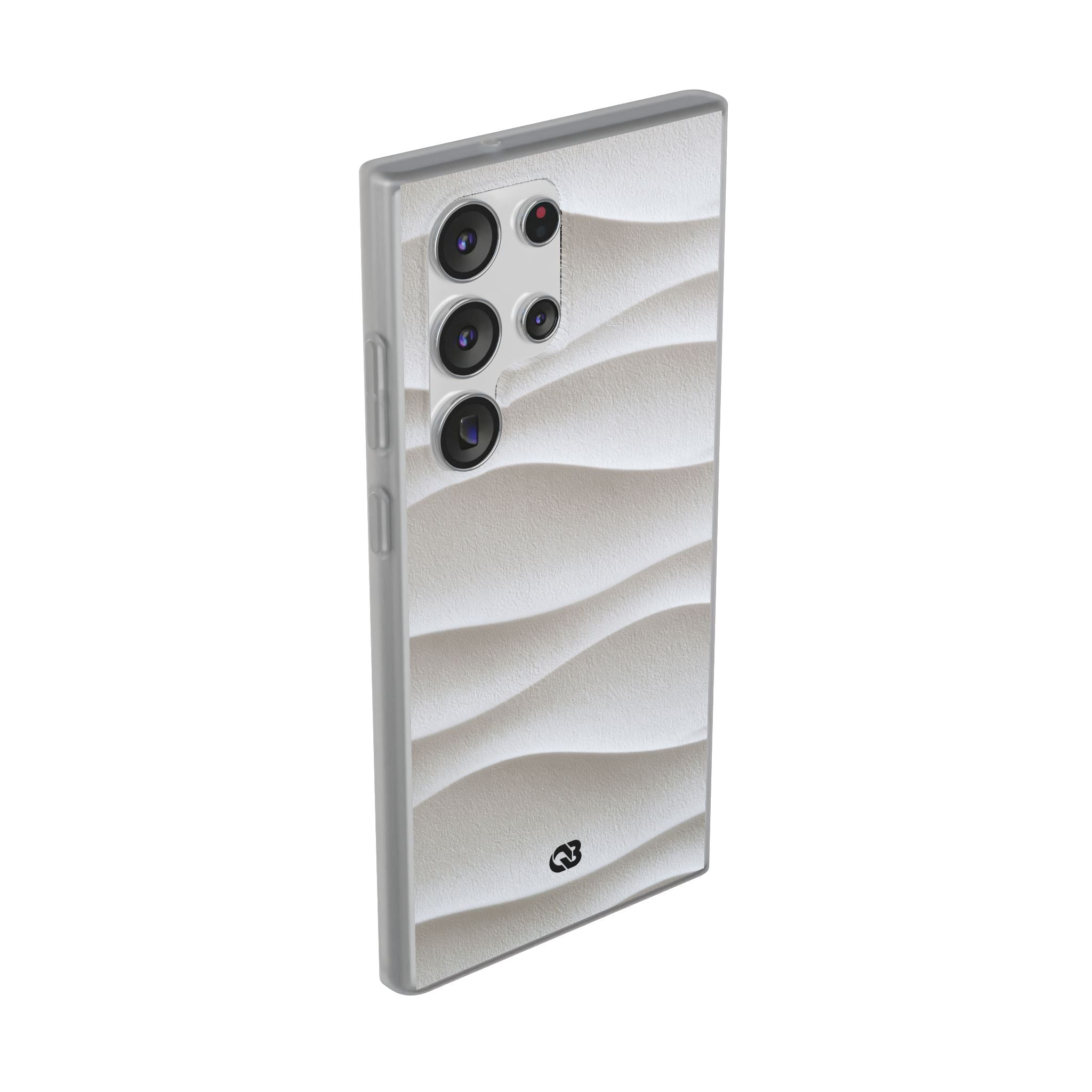 White Lite Phone Case for Samsung - Arctic Flow Ridges