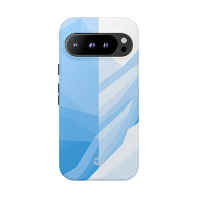 Blue Tough Phone Case for Google Pixel - Arctic Glacial Ridge