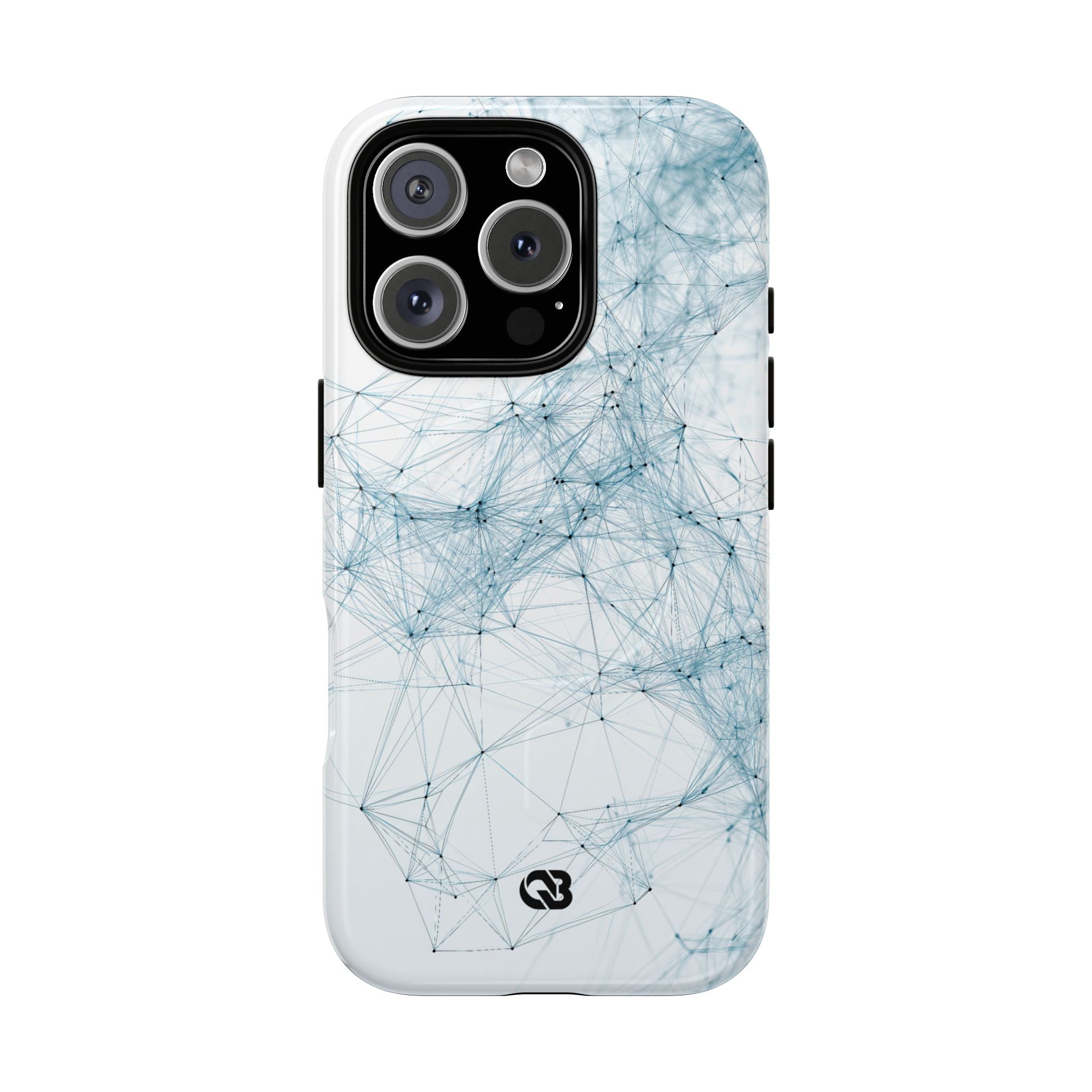 Blue Tough 2.0 Magsafe Phone Case for iPhone - Glacial Neural Web