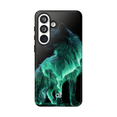 Nordic Aurora Fox · Tough Phone Case for Samsung · Teal