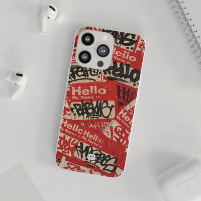 Slap Tag Collage · Lite Phone Case for iPhone ·  Red