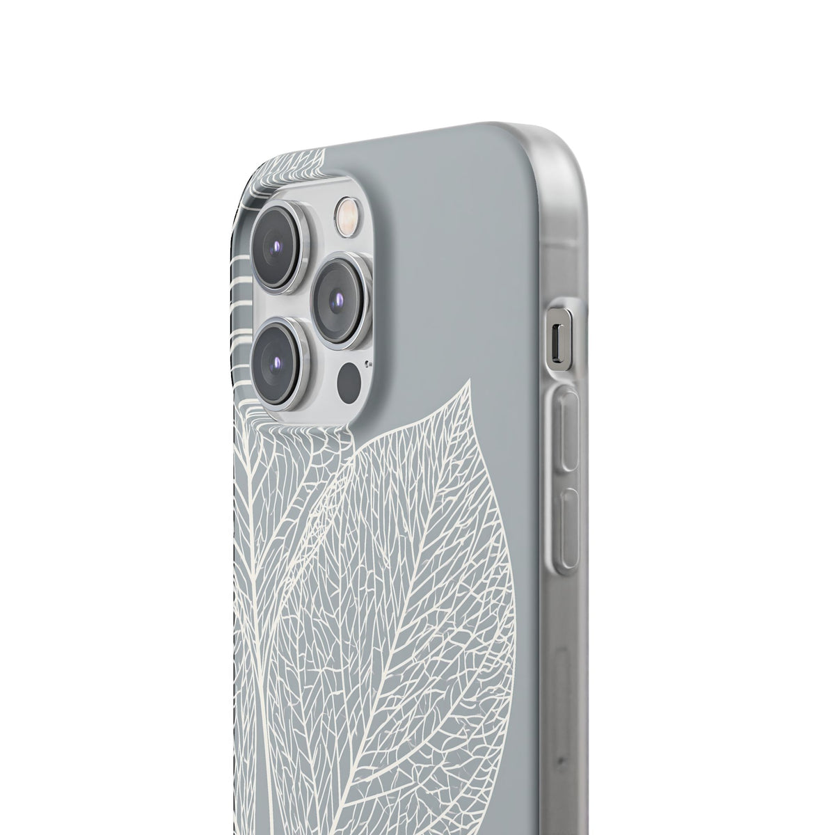 Minimal Leaf Skeleton · Lite Phone Case for iPhone ·  Grey