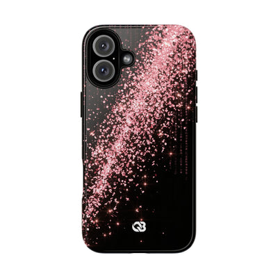 Rose Digital Cascade · Tough Phone Case for iPhone · Pink