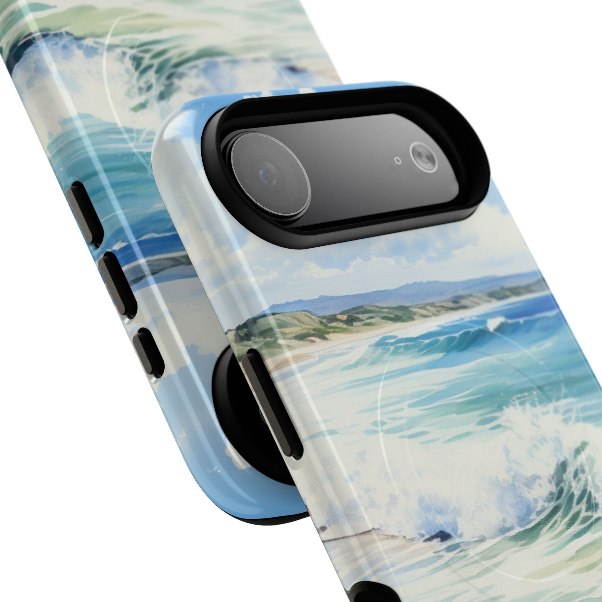 Foamy Wave Breeze iPhone 17 Air Case - Tough+ - CASE•BOB