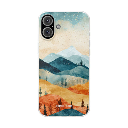 Moonlit Mountains iPhone 16 Plus Case - Soft