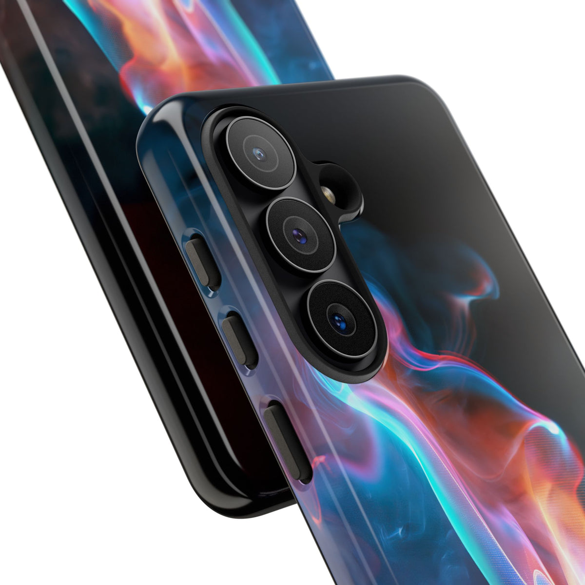 Neon Waveform · Tough Phone Case for Samsung · Black