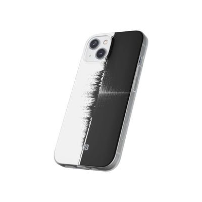 Black Lite Phone Case for iPhone - Static Signal Split