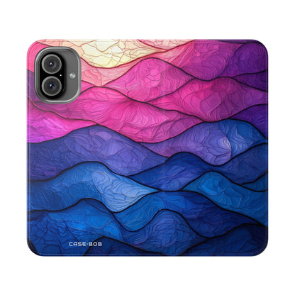 Wavy Veins - iPhone 16 Plus Case - Wallet