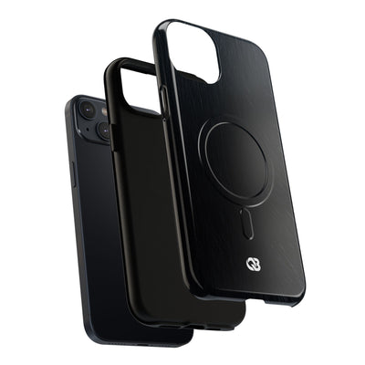 Brushed Obsidian Steel · Tough 2.0 Magnetic Phone Case for iPhone · Black