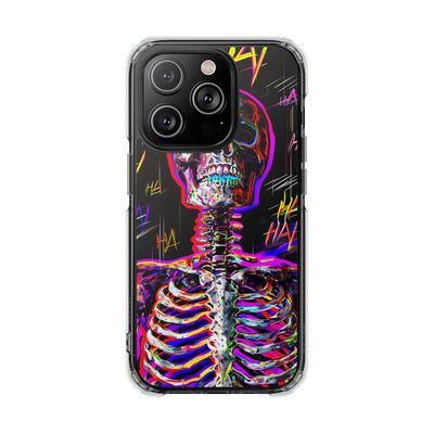 Neon Glitch Skeleton · Impact Custodia per iPhone · Magsafe