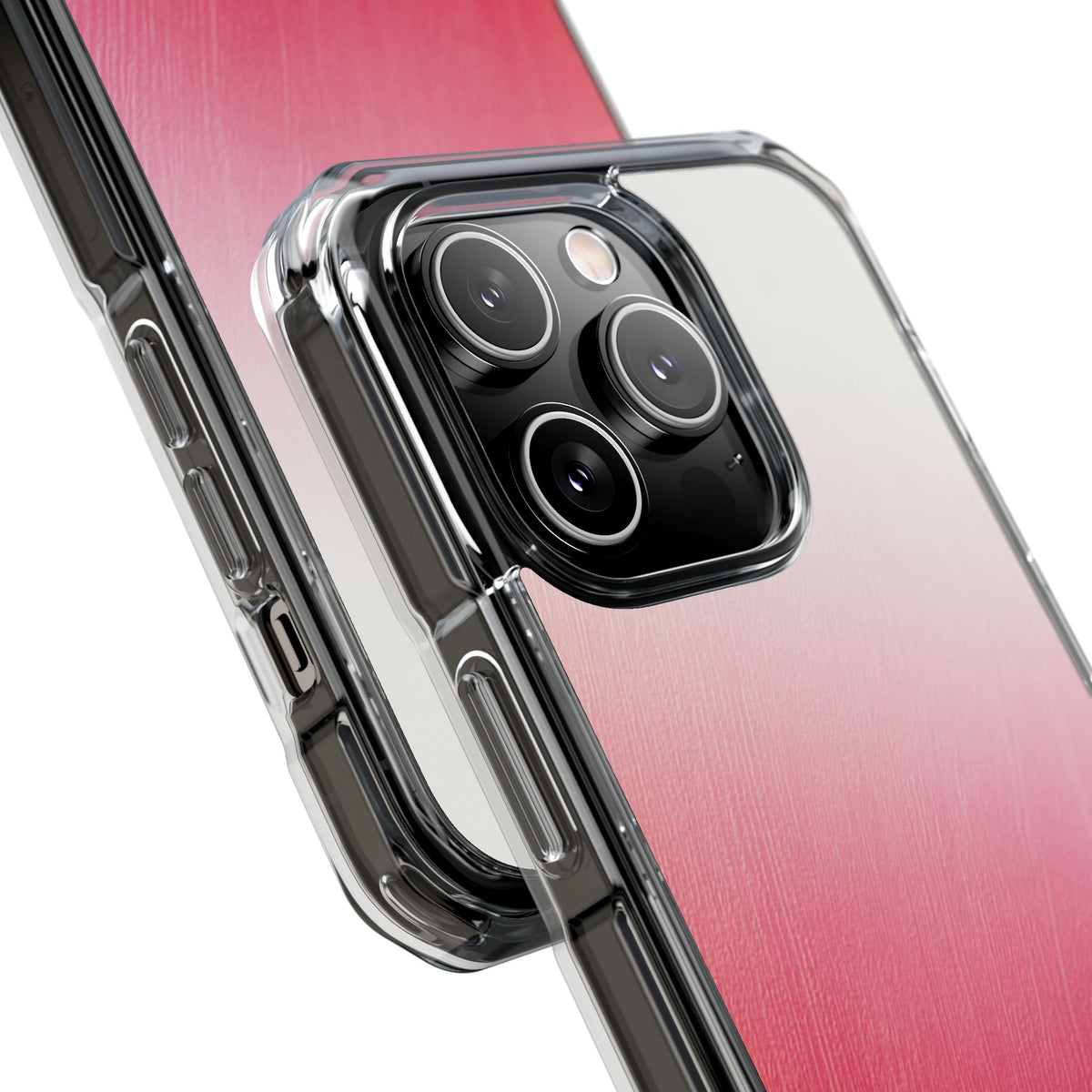 Rose Haze · Clear Impact Magnetic Phone Case for iPhone · Pink