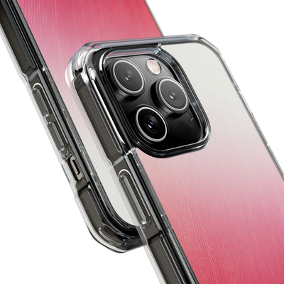 Rose Haze · Clear Impact Magnetic Phone Case for iPhone · Pink