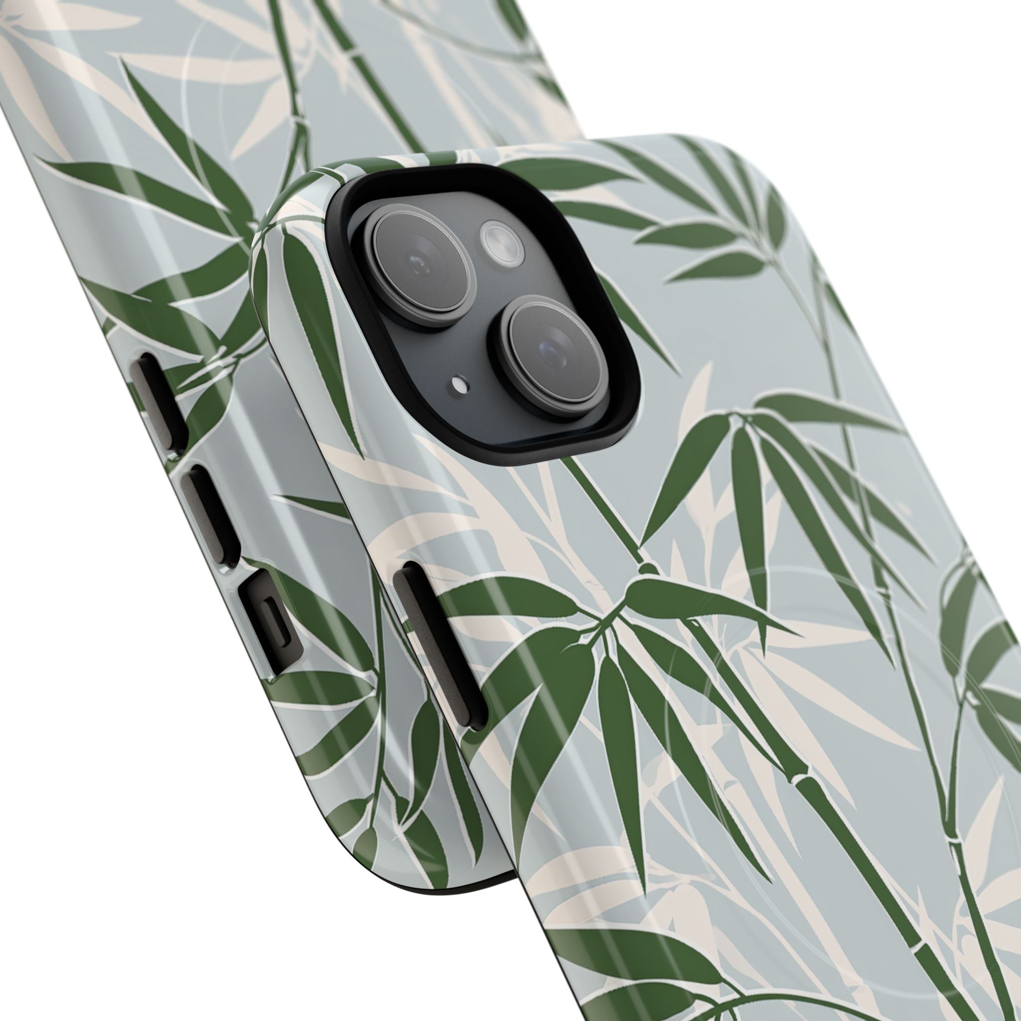 Green Tough 2.0 Magsafe Phone Case for iPhone - Kyoto Bamboo Canopy