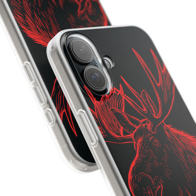 Nordic Elk · Lite Phone Case for iPhone ·  Black
