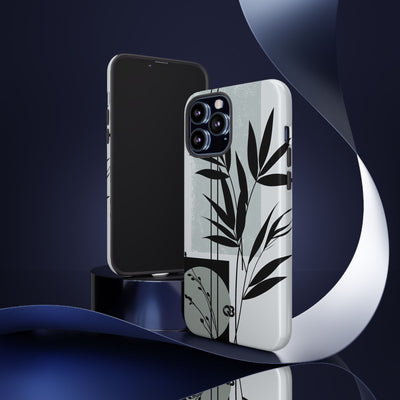 Zen Bamboo Silhouette · Tough Phone Case for iPhone · Green