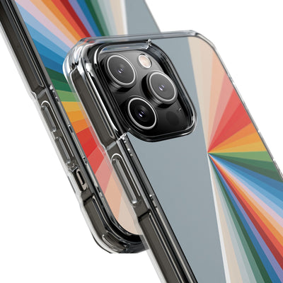 Grey Impact MagSafe Phone Case for iPhone - Slate Prism Burst