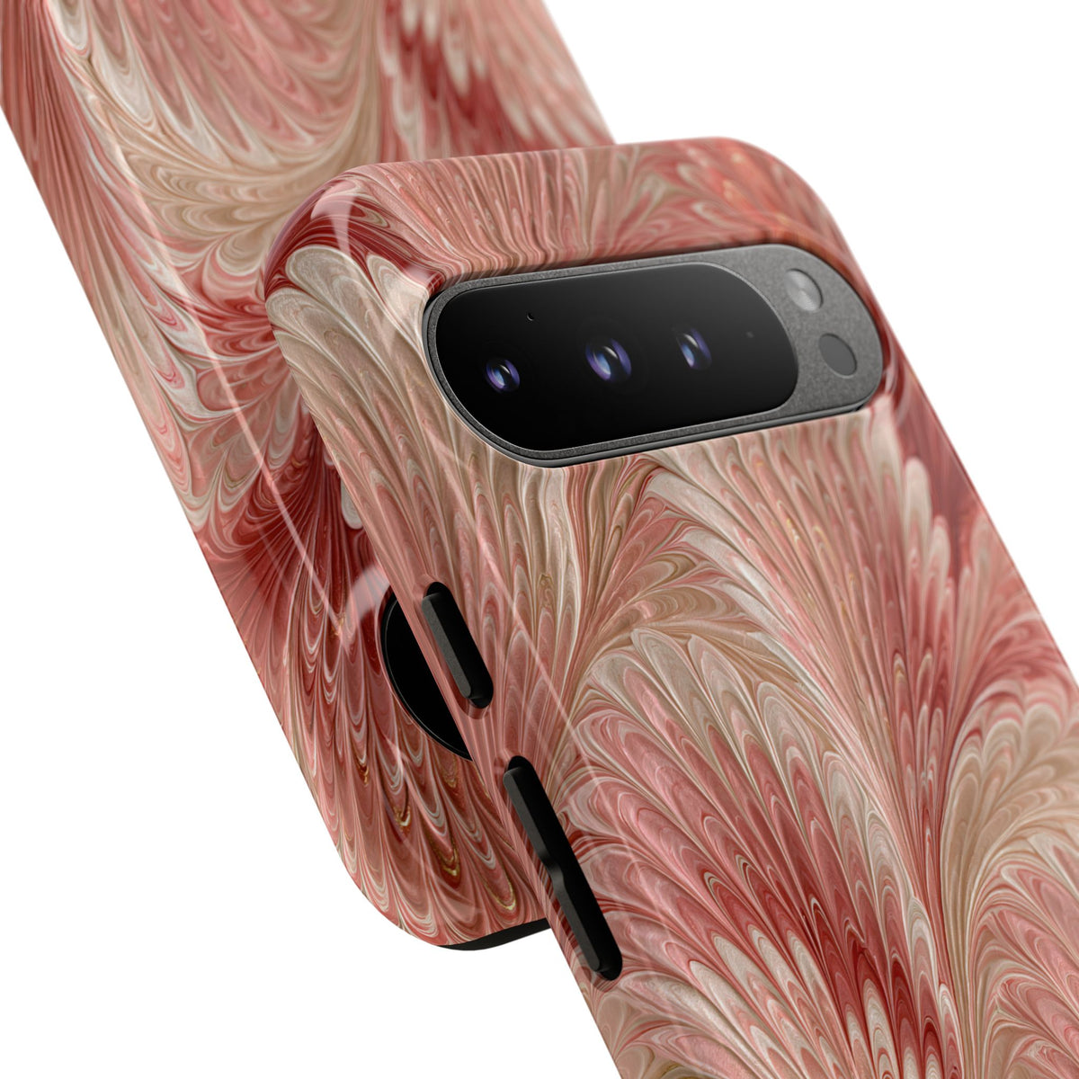 Blush Petal Plume · Tough Phone Case for Pixel ·  Pink