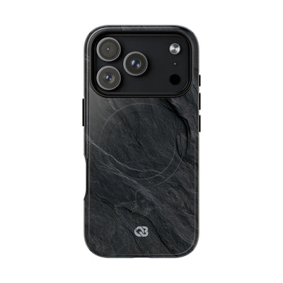 Black Tough 2.0 Magsafe Phone Case for iPhone - Midnight Slate Ridge
