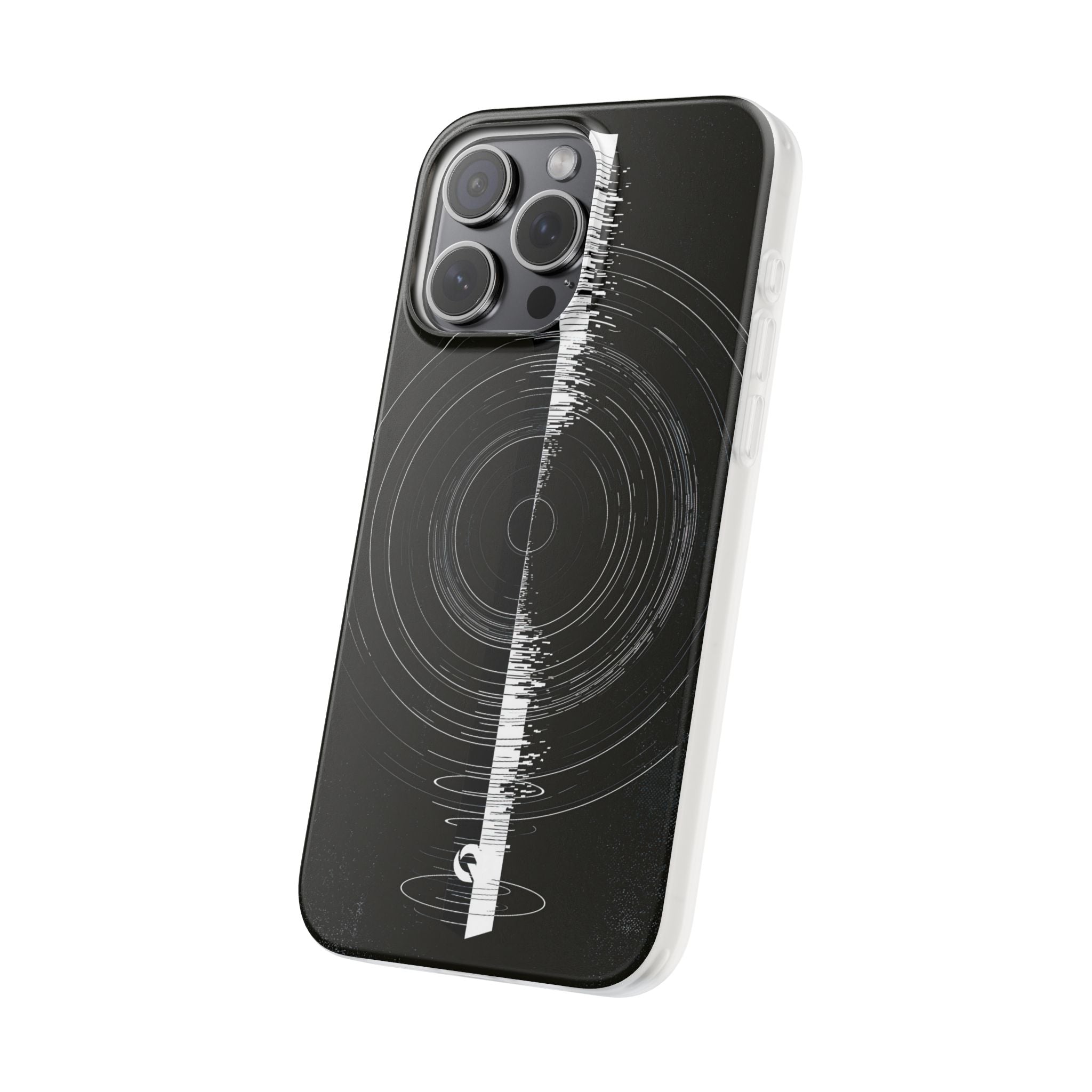 Black Lite Phone Case for iPhone - Obsidian Orbital Signal