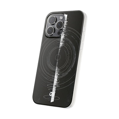 Black Lite Phone Case for iPhone - Obsidian Orbital Signal