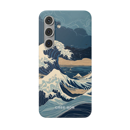 Cresting Blue Wave Samsung S24 Case - Soft