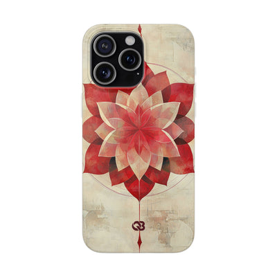 Crimson Petal Peak · Soft Phone Case for iPhone