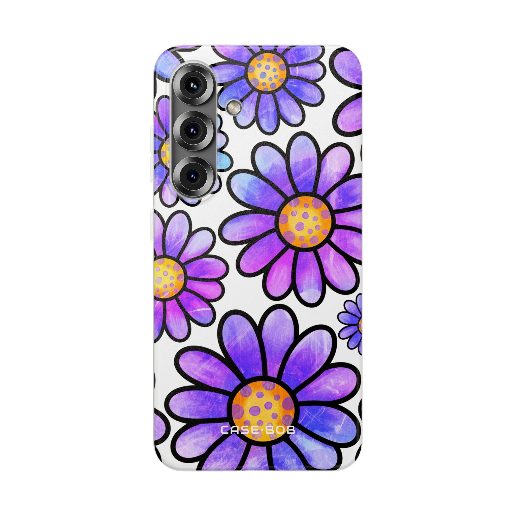 Polka Dot Blooms Samsung S25 Case - Soft