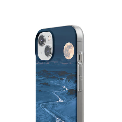 Arctic Moon Drift · Lite Phone Case for iPhone ·  Blue