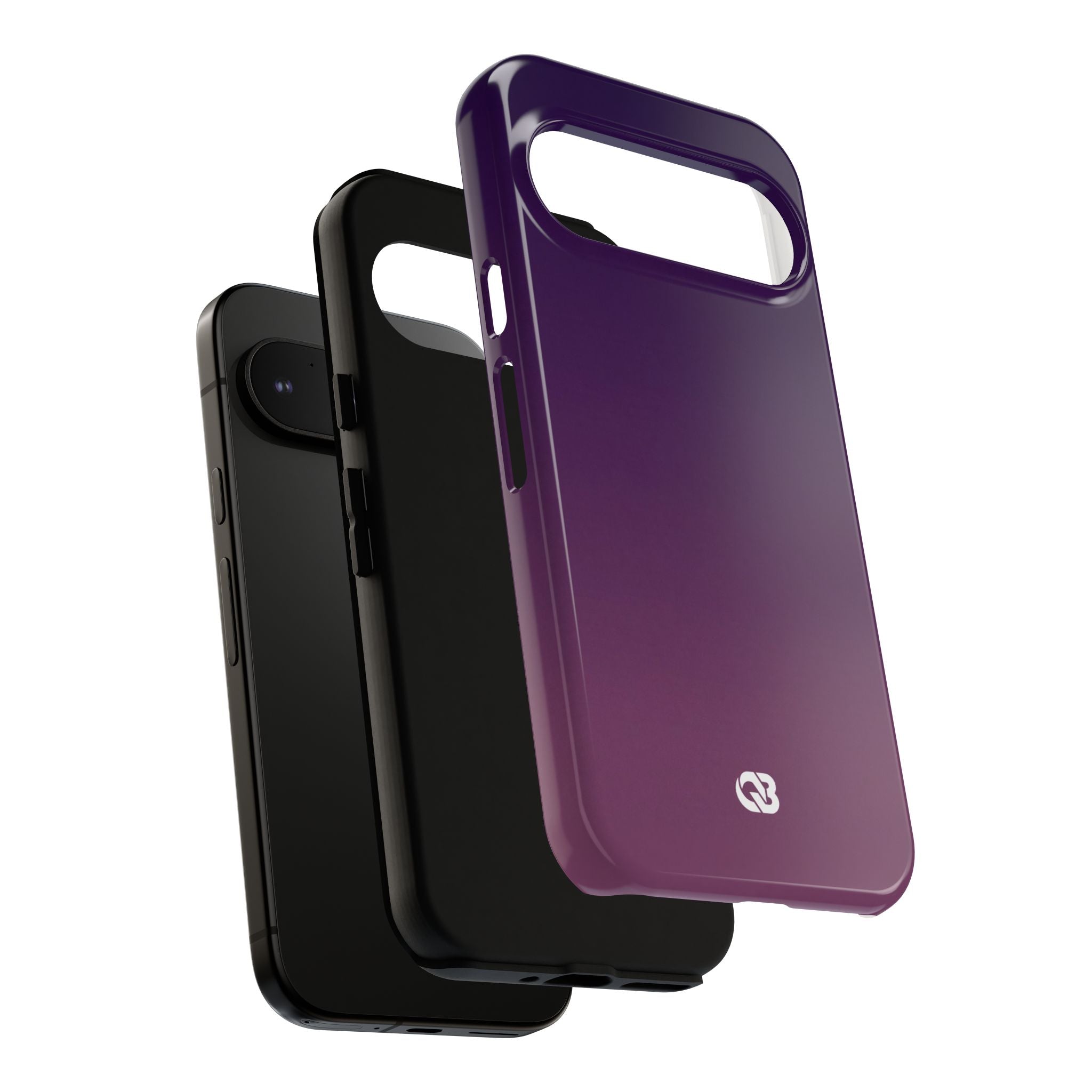 Purple Tough Phone Case for Google Pixel - Nocturnal Plum Fade