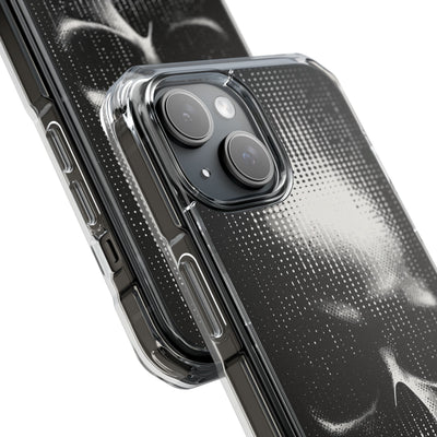 Raster Phantom · Clear Impact Magnetic Phone Case for iPhone ·  Black